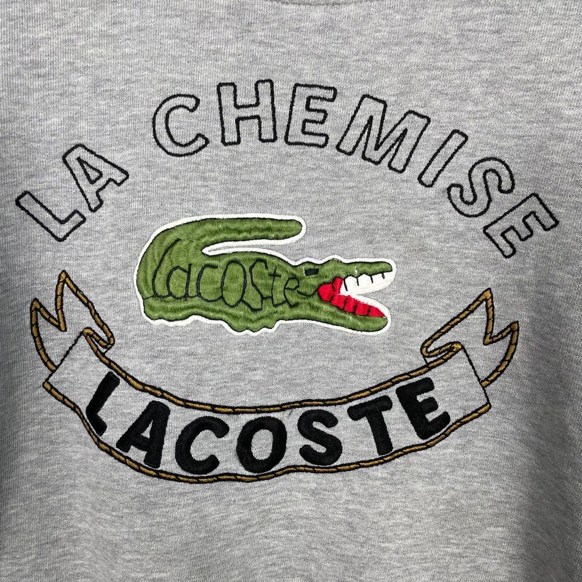 Lacoste La Chemise Lacoste Big Logo Crewneck Sweatshirt Size US S / EU 44-46 / 1 - 10 Thumbnail