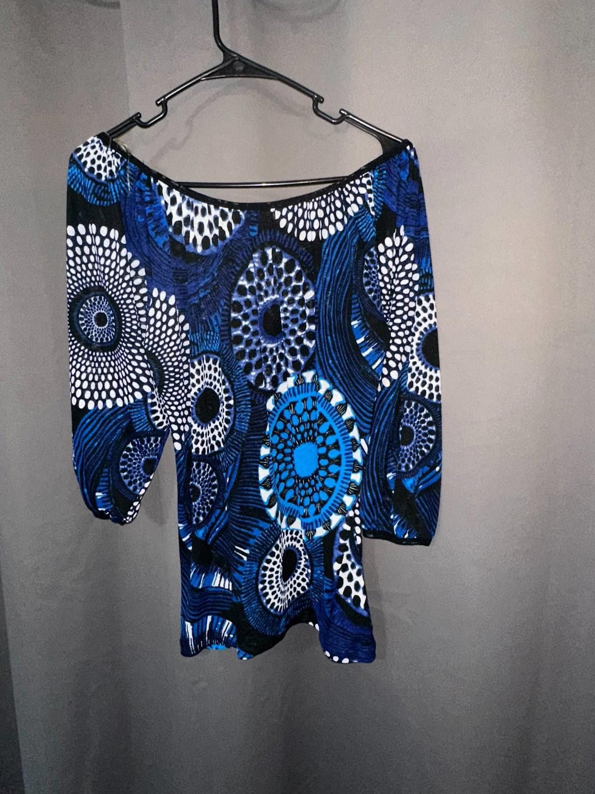 Kanye West Karen Kane Women's Blouse – M, Geometric Print Size M / US 6-8 / IT 42-44 - 4 Thumbnail