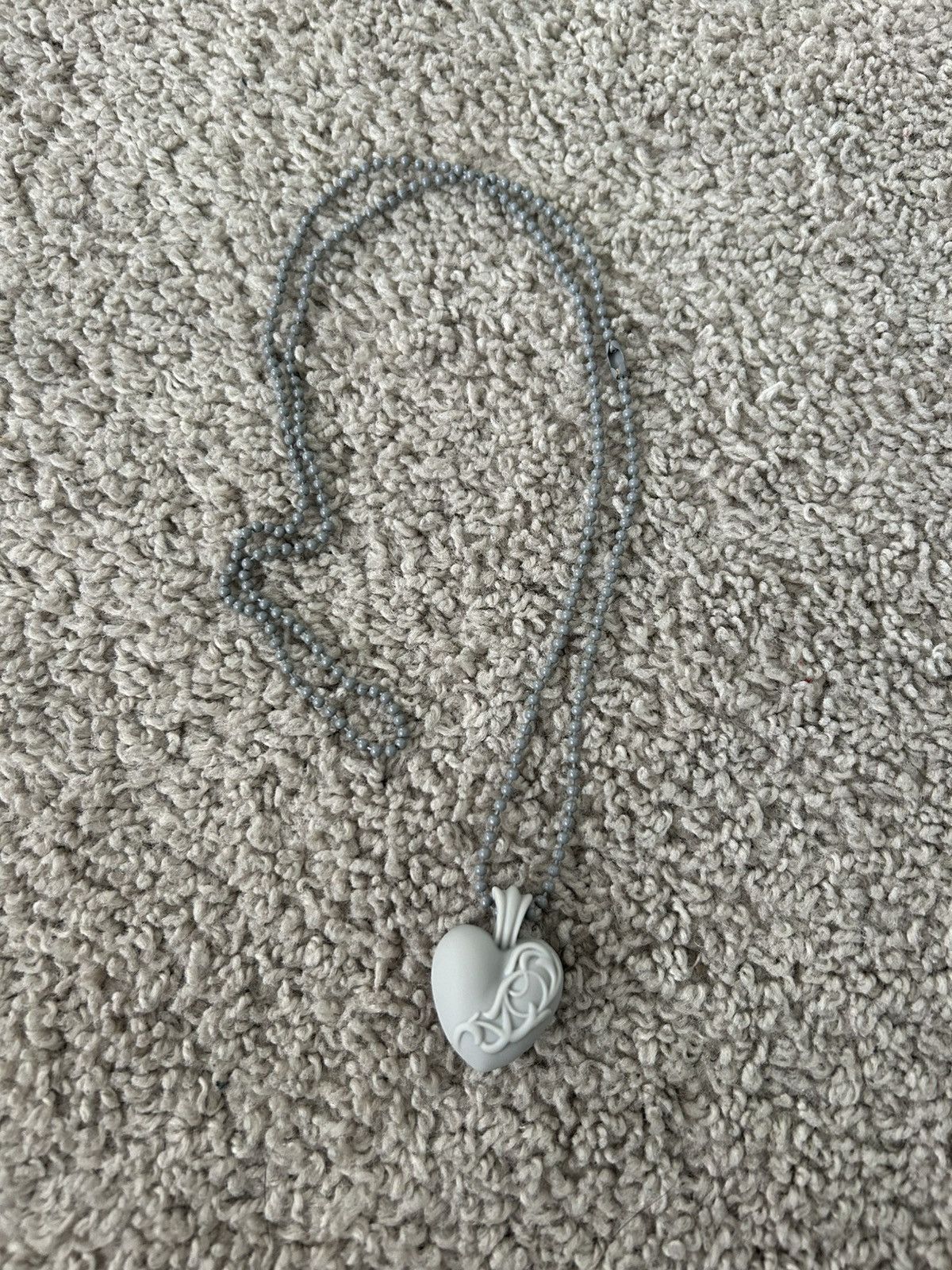 chrome hearts silicon necklace GREY