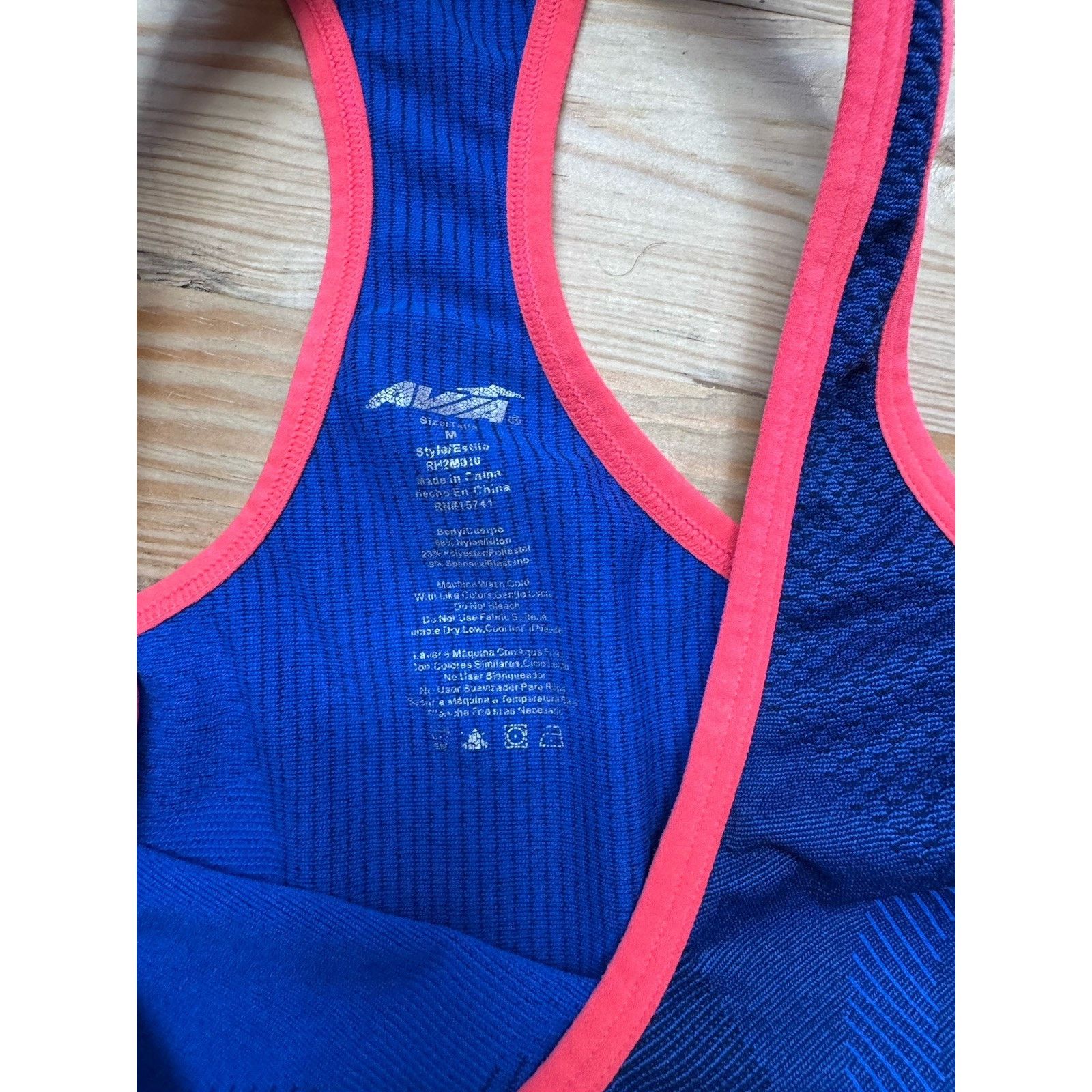 Avia Womens BLUE RACERBACK AVIA TANK TOP Neon Orange M Size M / US 6-8 / IT 42-44 - 6 Thumbnail