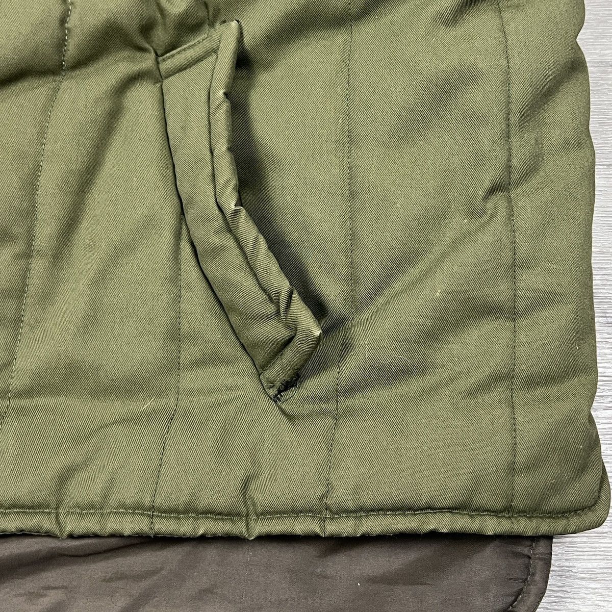 Barbour Vintage 80s Barbour Quilted Vest Olive Green Two Crests Size US L / EU 52-54 / 3 - 3 Thumbnail