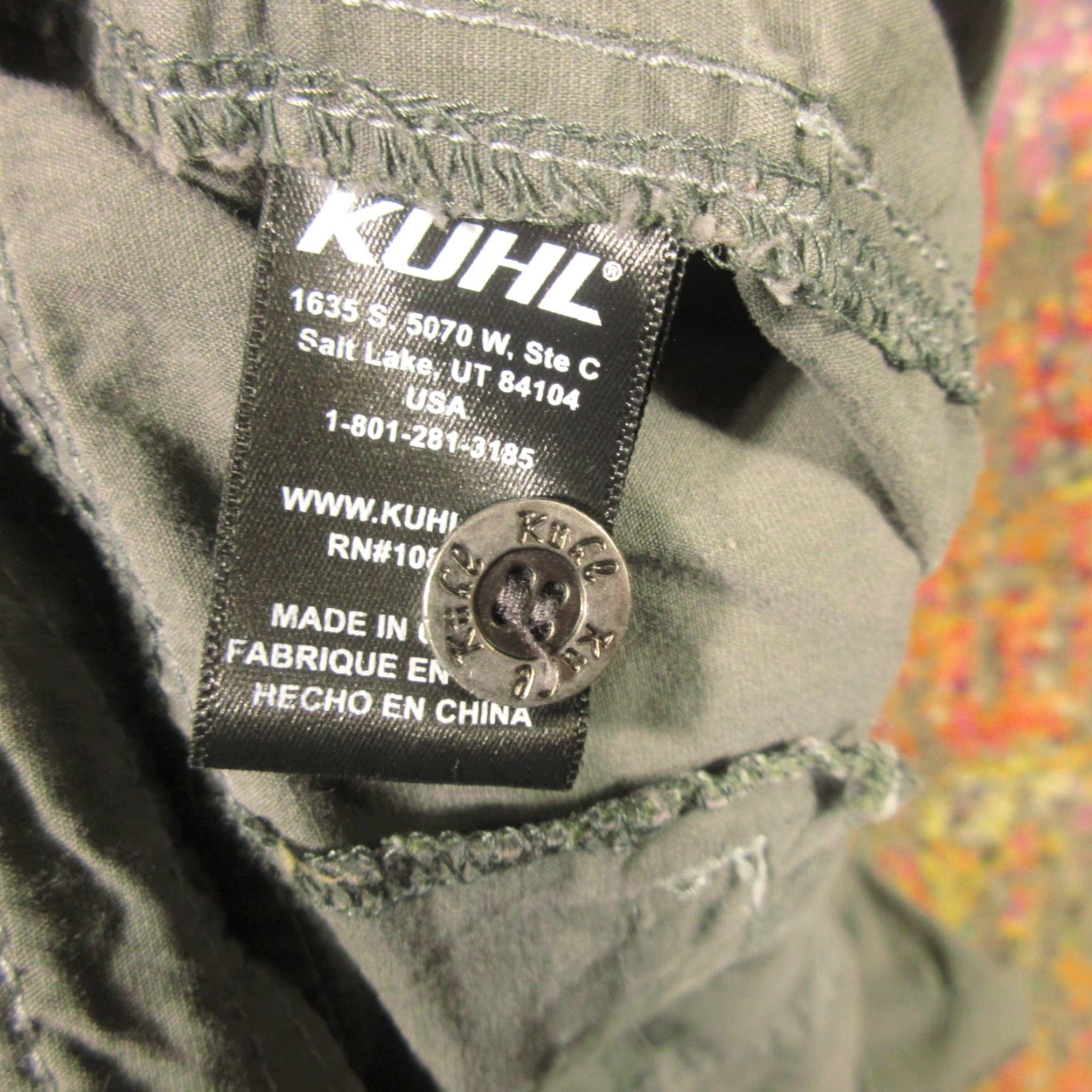 Vintage Kuhl Shorts Women 14 Gray Hiking Cotton Nylon Performance Stretch Zip Pocket 38x7 Size 36" / US 14 / IT 50 - 7 Thumbnail