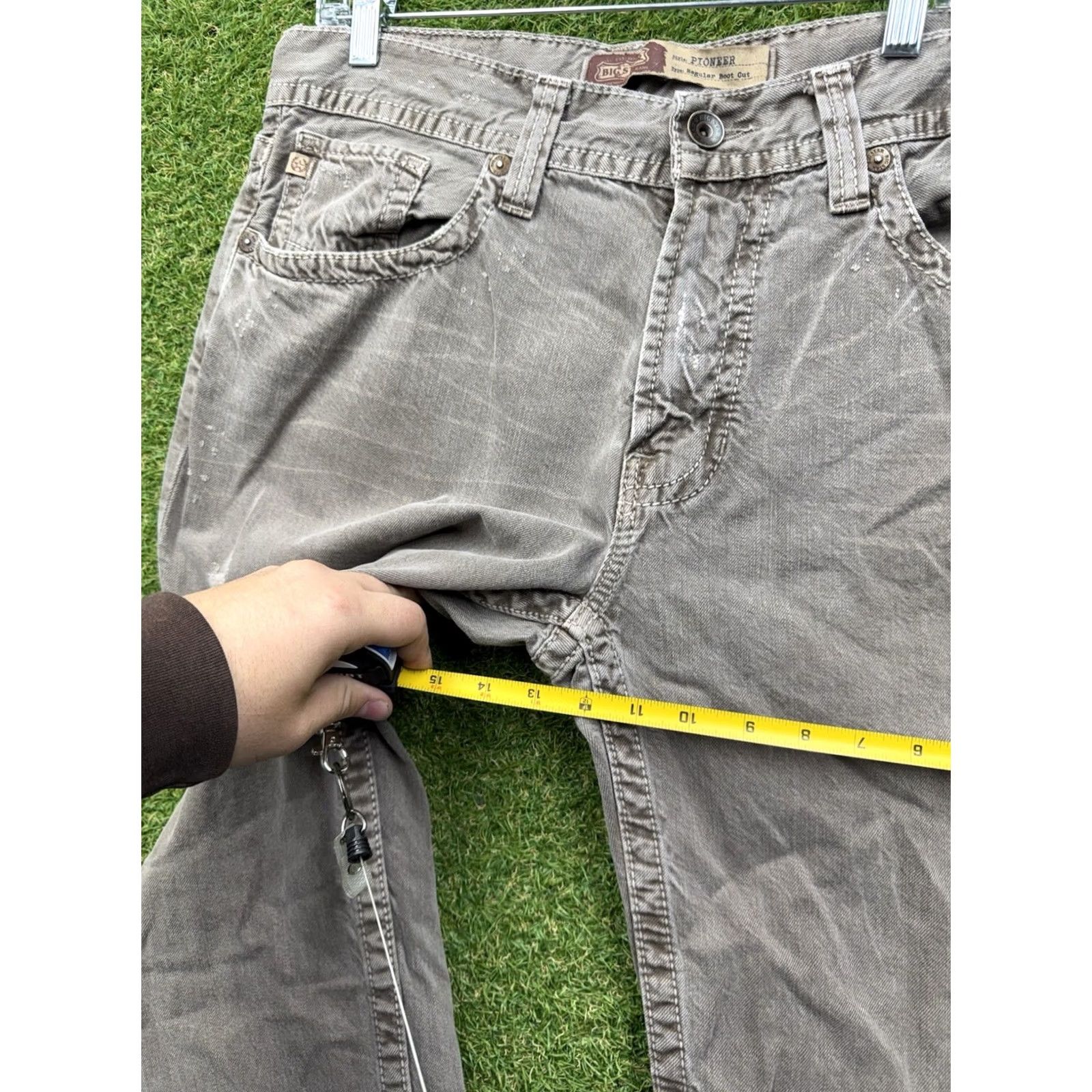 Vintage BIG STAR Buckle Jeans Regular Bootcut Denim 36 Mens 36L Gray Cotton 5-Pocket Inseam 34" Mid Rise Vintage No Size US 36 / EU 52 - 4 Thumbnail