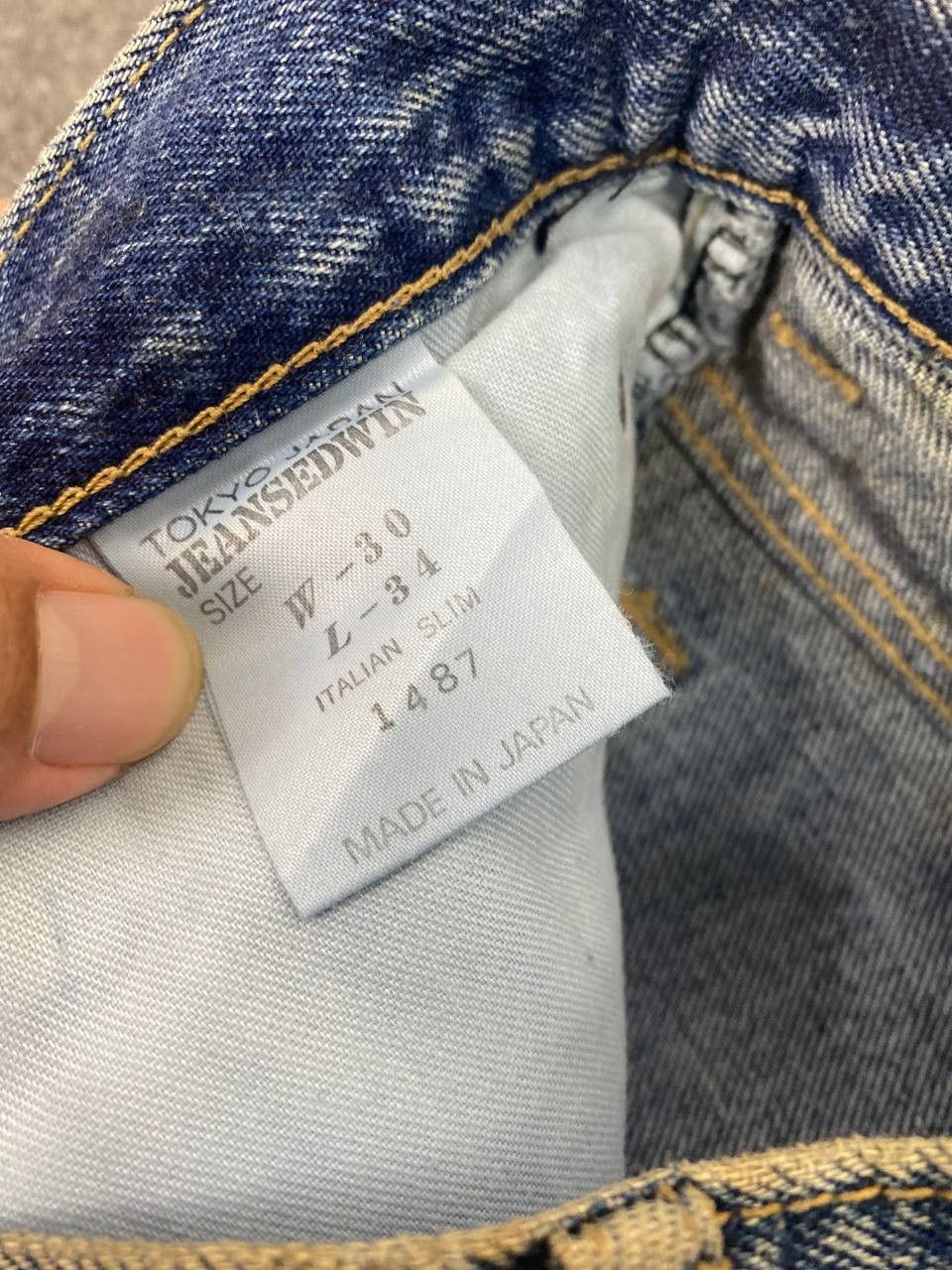 Edwin vintage edwin japan italian slim denim Size US 30 / EU 46 - 11 Thumbnail
