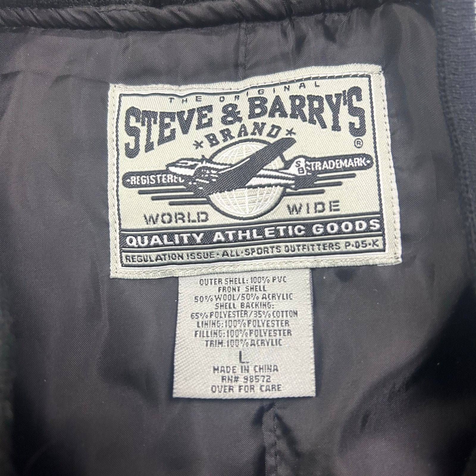 Steve And Barrys × Vintage Steve And Barry's United States of America Varsity Coat Size US L / EU 52-54 / 3 - 4 Thumbnail