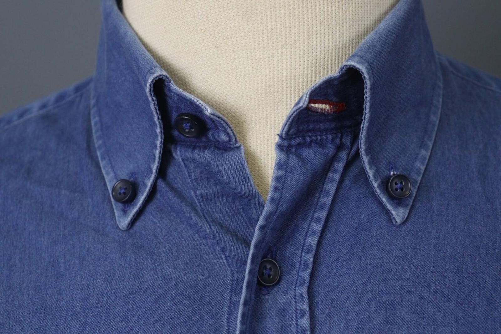 Paul & Shark Paul & Shark Blue Collared Fit Button Front Shirt Size 39 Size US M / EU 48-50 / 2 - 6 Thumbnail