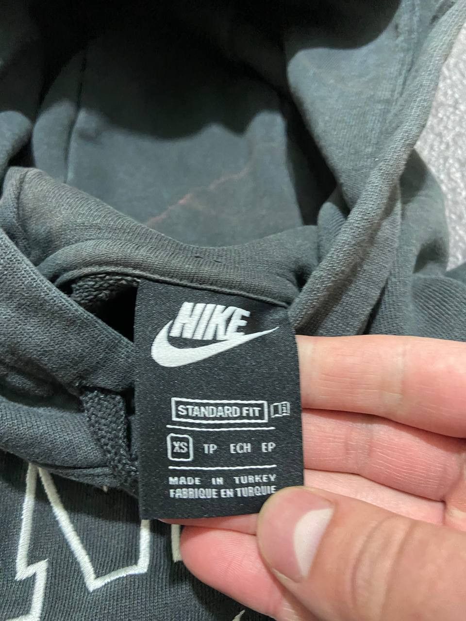 Nike Vintage Nike big logo Y2K distressed faded hoodie Size US XS / EU 42 / 0 - 5 Thumbnail