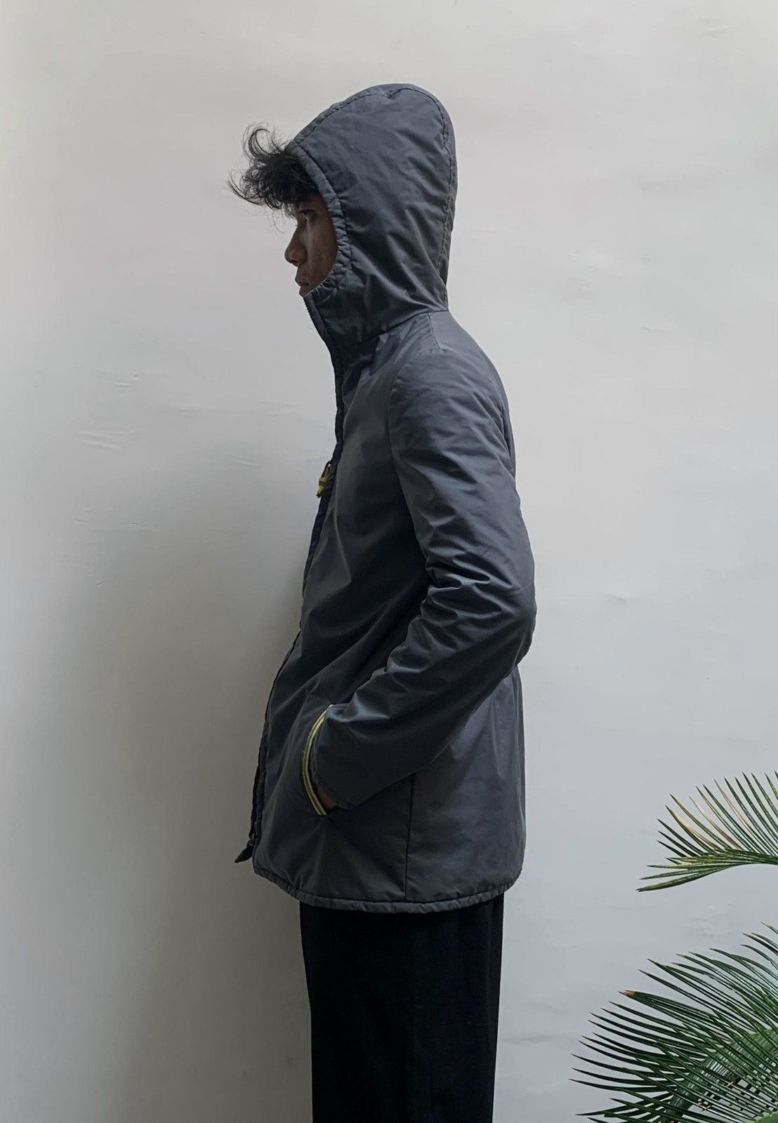 Miu Miu 90s Nylon Belted Jacket Size M / US 6-8 / IT 42-44 - 12 Thumbnail