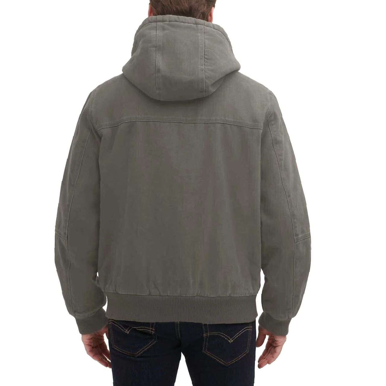 Vintage G.H. Bass & Co. Men's Sherpa Lined Canvas Bomber Jacket Olive Green XXL 2XL NEW! Size US XXL / EU 58 / 5 - 2 Thumbnail