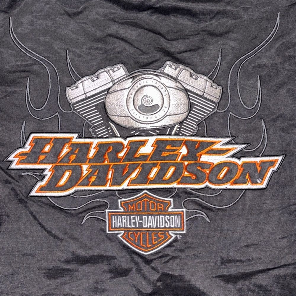 Harley Davidson Harley Davidson Jacket Large Bomber style Nylon Black Size US L / EU 52-54 / 3 - 2 Thumbnail