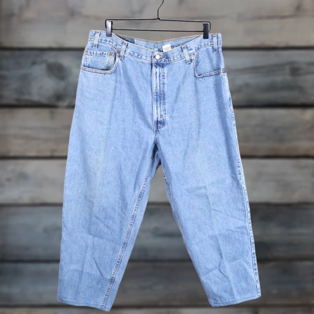 Levi's VINTAGE Levi's Jeans Men 38 x 27 Blue 560 Loose Fit Tapered Leg 1999 90s Hipster Retro Grunge Model Levi's 560 Mens Jeans Regular Way Staight? Size US 38 / EU 54 - 1 Thumbnail