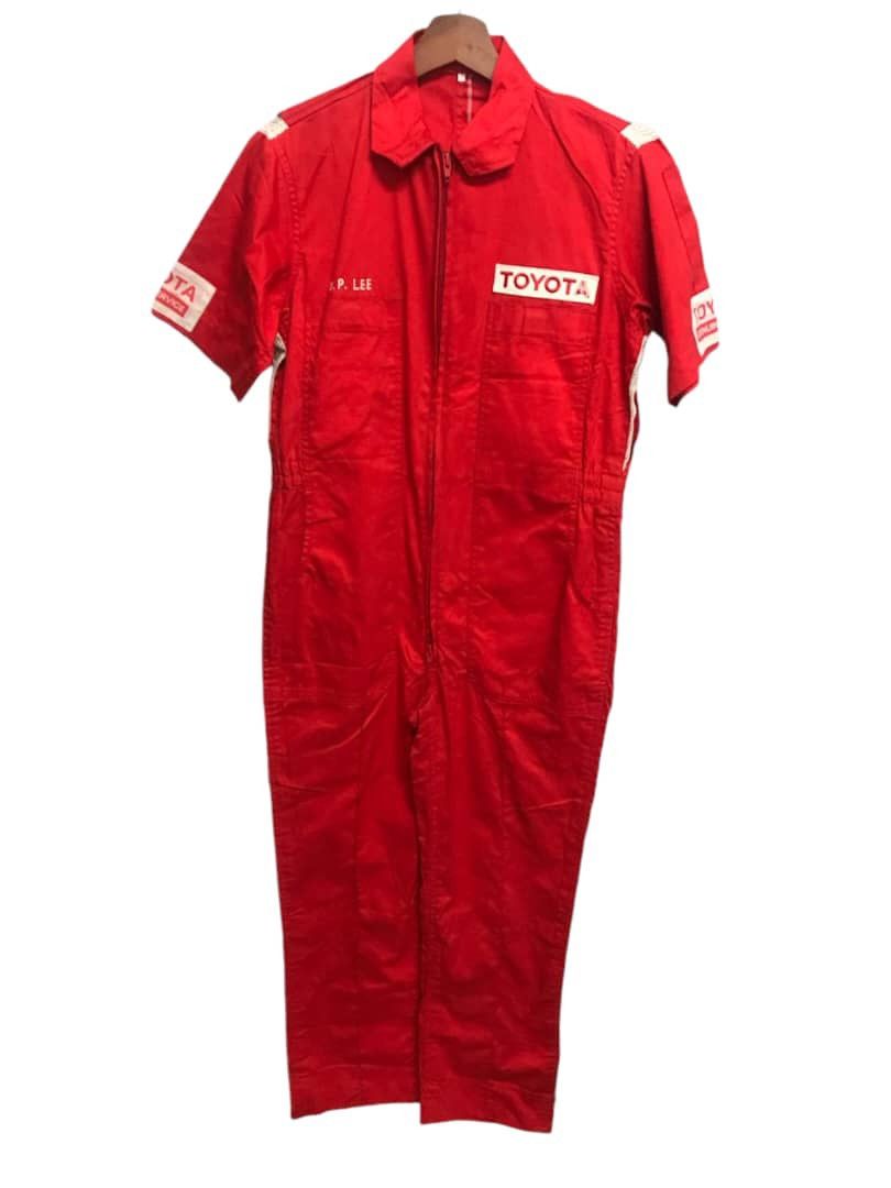Japanese Brand × Sports Specialties × Vintage Vintage 90's Toyota Coverall Overall Japanese Racing Size US M / EU 48-50 / 2 - 1 Thumbnail