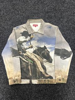 Supreme cowboy hotsell denim work jacket