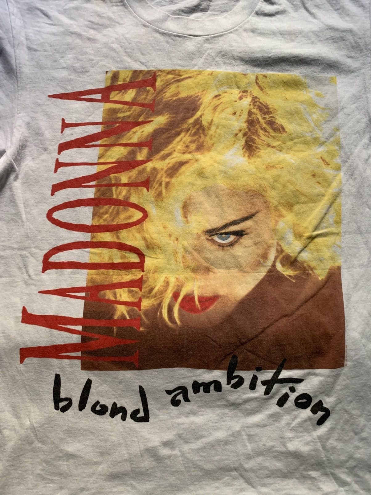 Band Tees Vintage Madonna Blond Ambition 1990 World Tour Tee Size US M / EU 48-50 / 2 - 3 Thumbnail