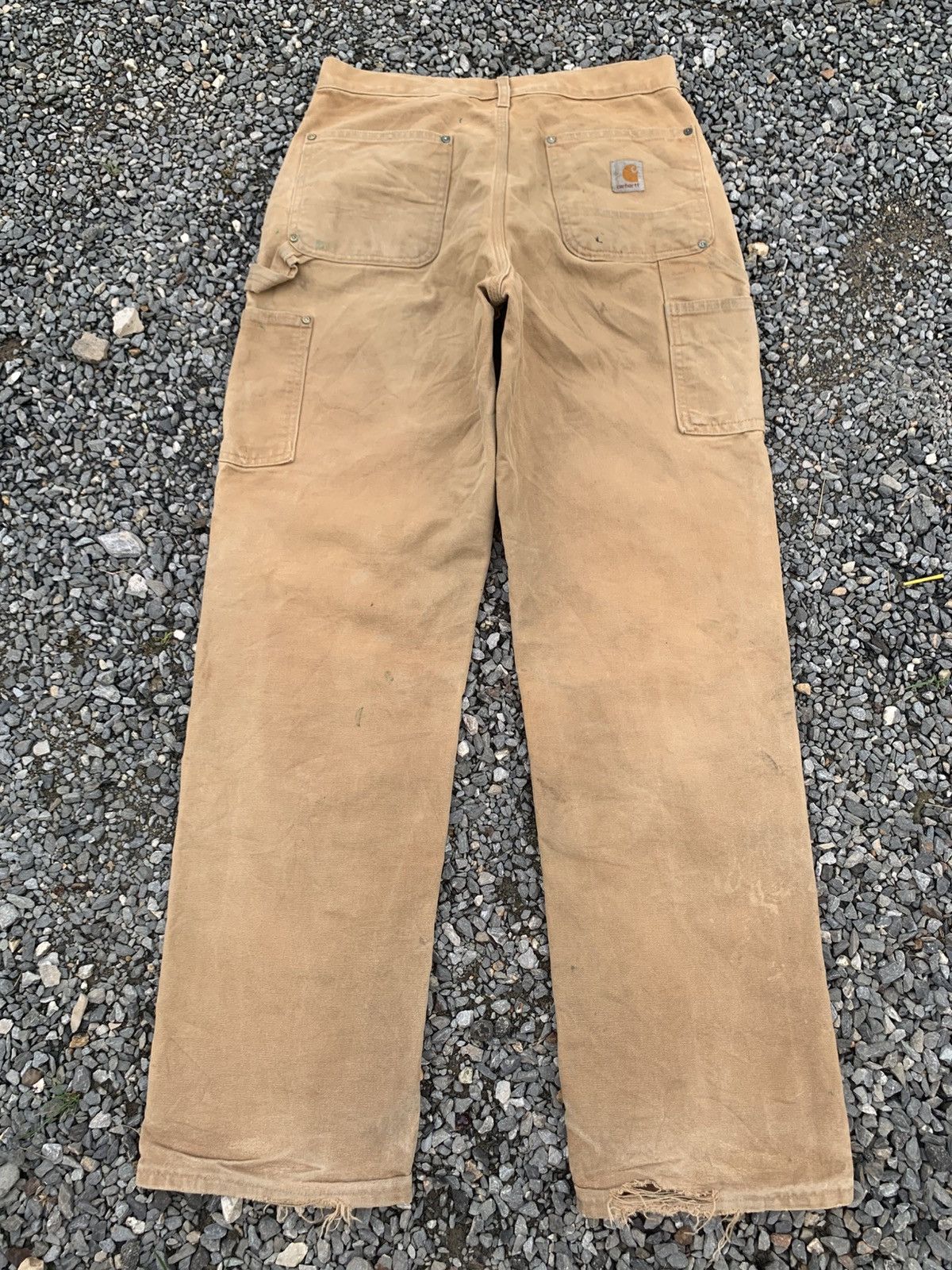 Carhartt VINTAGE CARHART DOUBLE KNEE RUSTY DAMAGE DISTRESSED DENIM Size US 30 / EU 46 - 2 Thumbnail