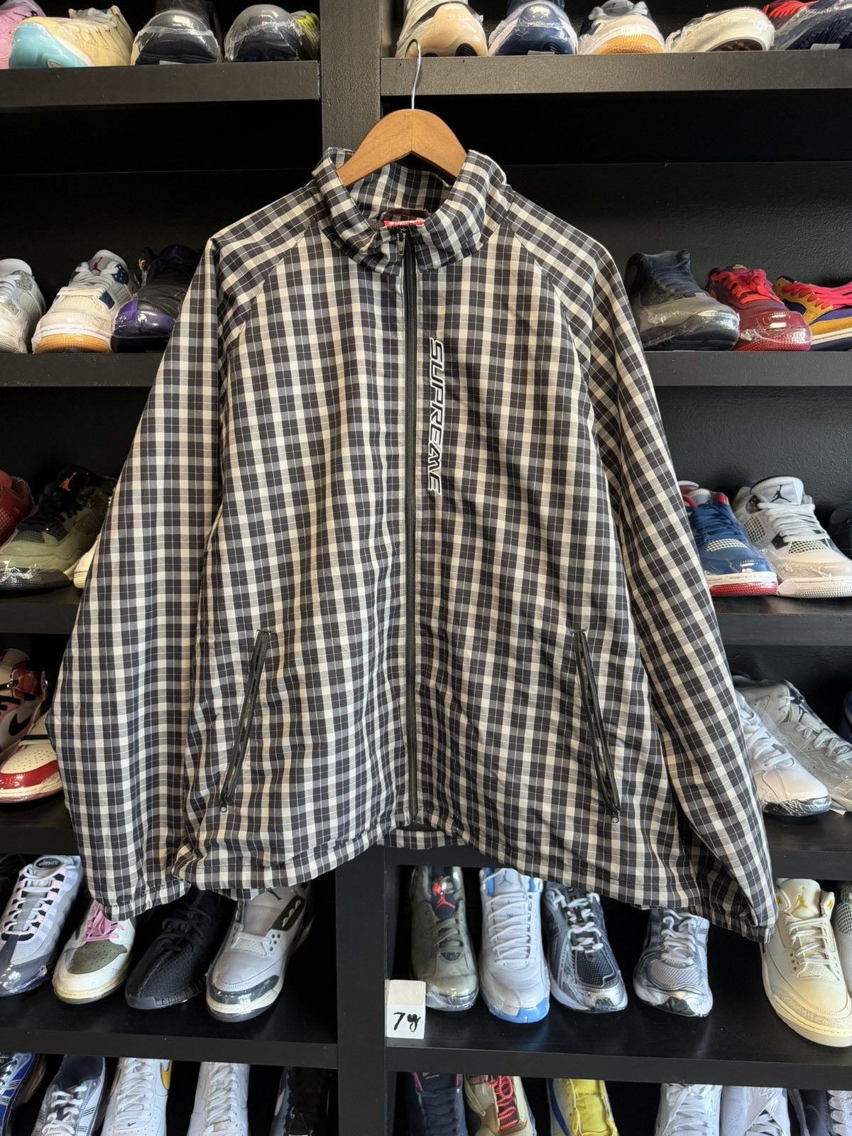 Supreme Supreme Plaid Zip Up Jacket Size US XXL / EU 58 / 5 - 1 Thumbnail