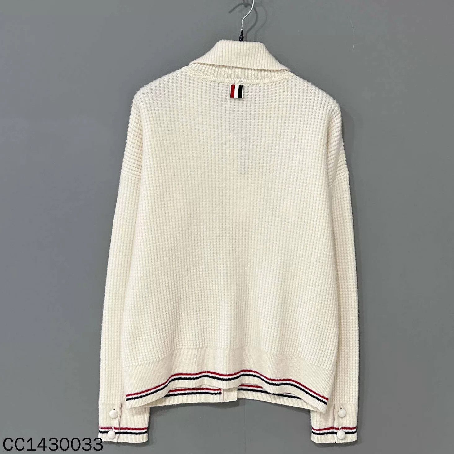Thom Browne Thom Browne Waffle Stripe Wool Jacket 99 New 40 Size S / US 4 / IT 40 - 3 Thumbnail