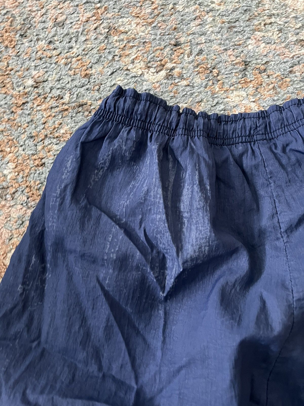 Nike × Vintage VTG Nike Drill Swishy Shorts sz L RARE Swoops Size US 32 / EU 48 - 9 Thumbnail