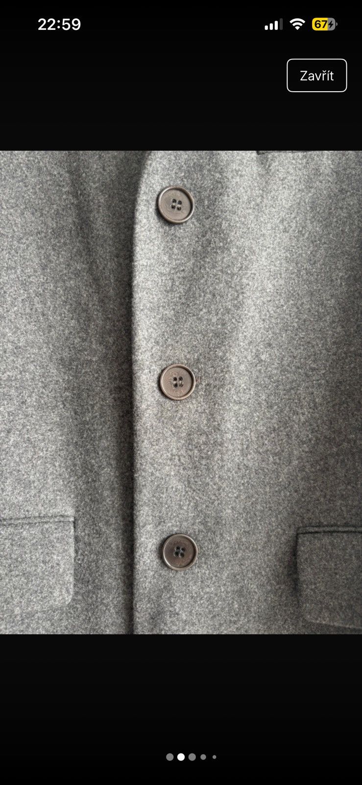 Yves Saint Laurent Yves Saint Laurent – Vintage 90s Minimalist Wool Overcoat Size US M / EU 48-50 / 2 - 2 Thumbnail