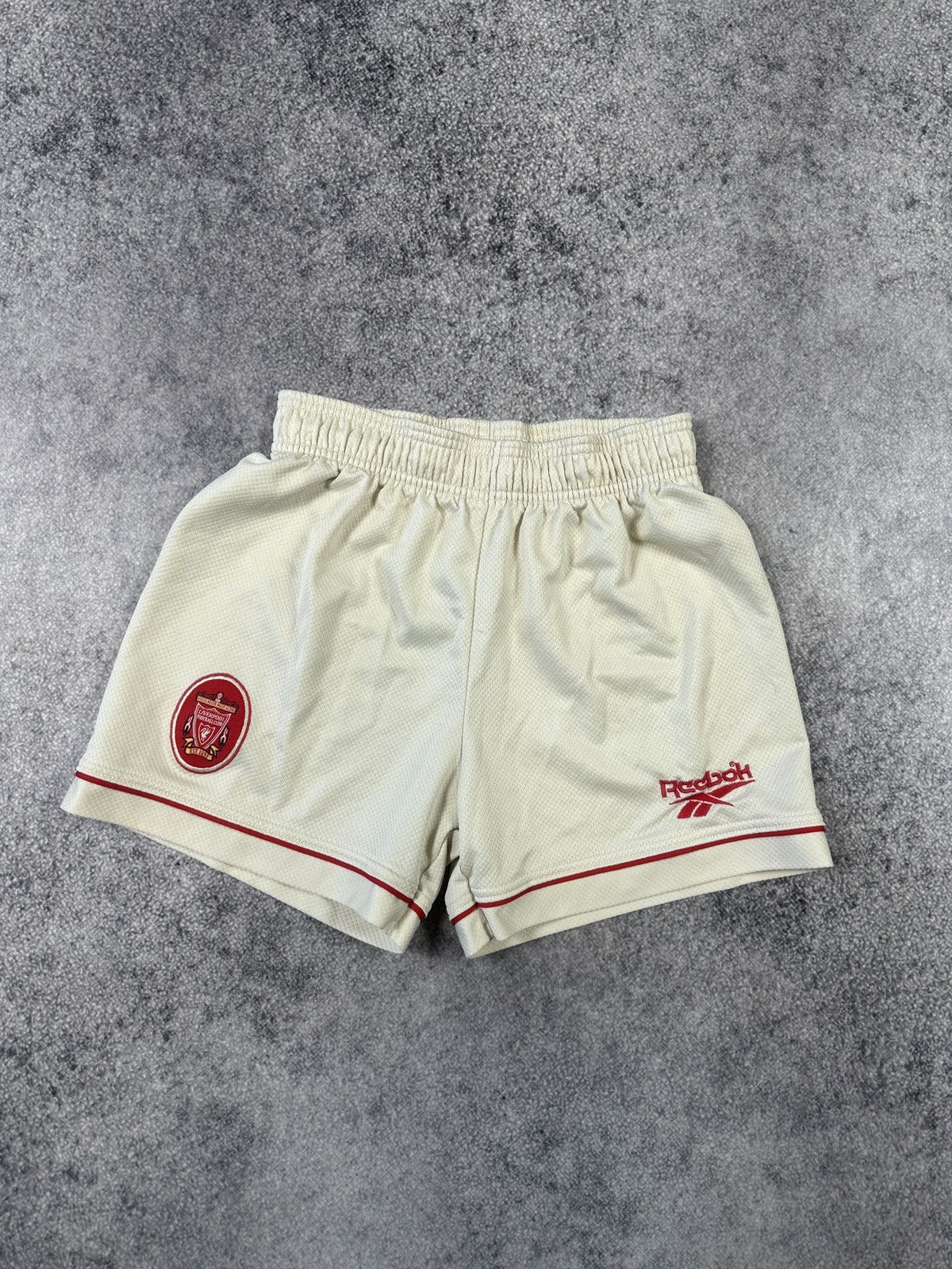 Reebok Vintage Reebok Liverpool soccer Shorts Blokecore Rare XS 90s Size US 28 / EU 44 - 1 Thumbnail