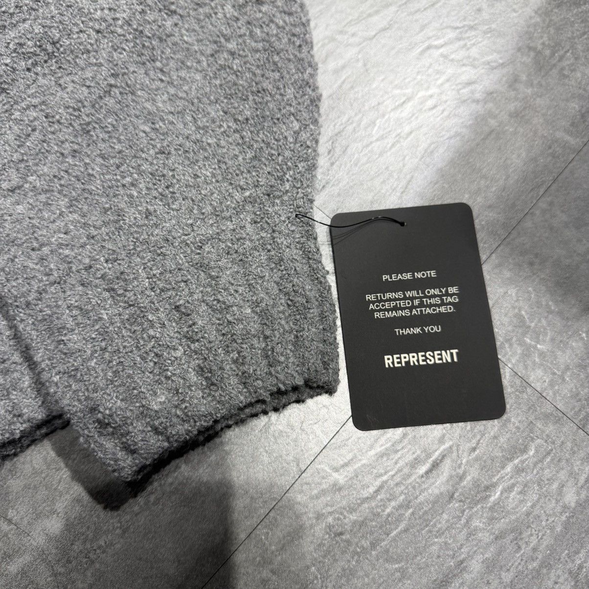 Represent Clo. Represent Initial Boucle Polo - Grey Large Size US L / EU 52-54 / 3 - 5 Thumbnail