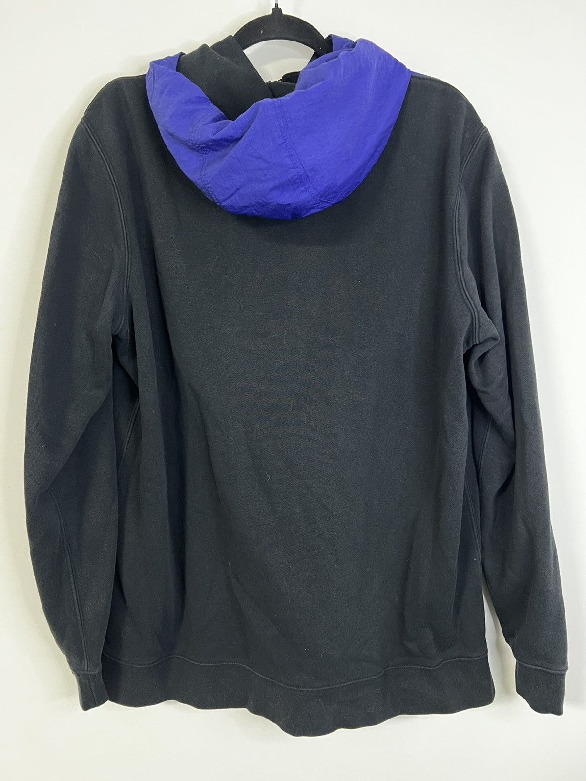 Nike Nike zip up hoodie black purple XL sweatshirt Size US XL / EU 56 / 4 - 2 Thumbnail