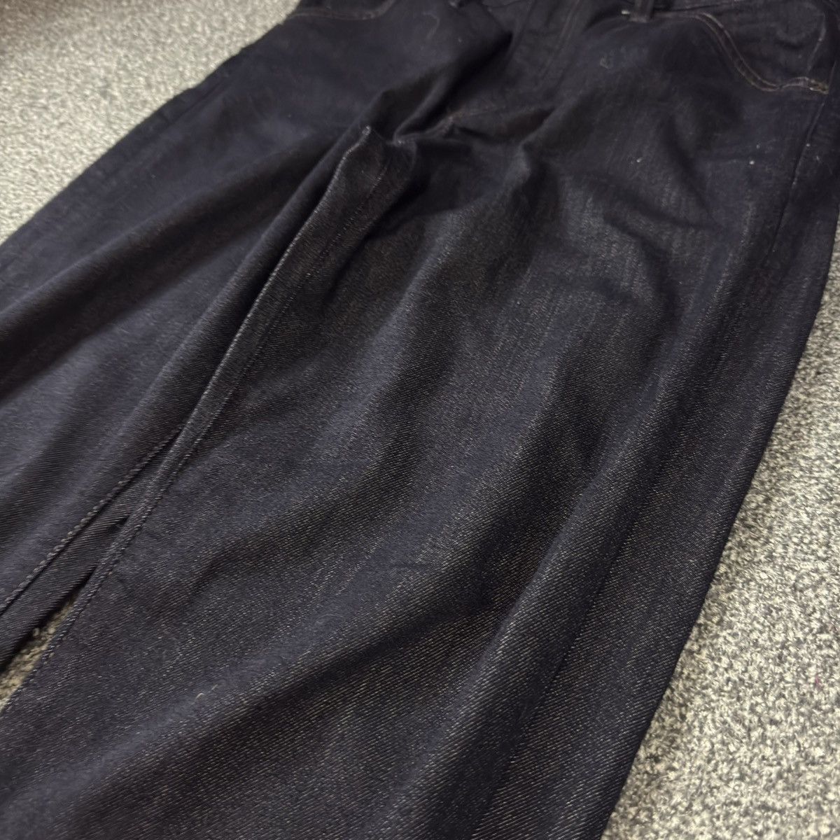 Jun Takahashi Japanese Denim Jersey Uniqlo High Rise Tappered Fit Archive Size US 30 / EU 46 - 6 Thumbnail