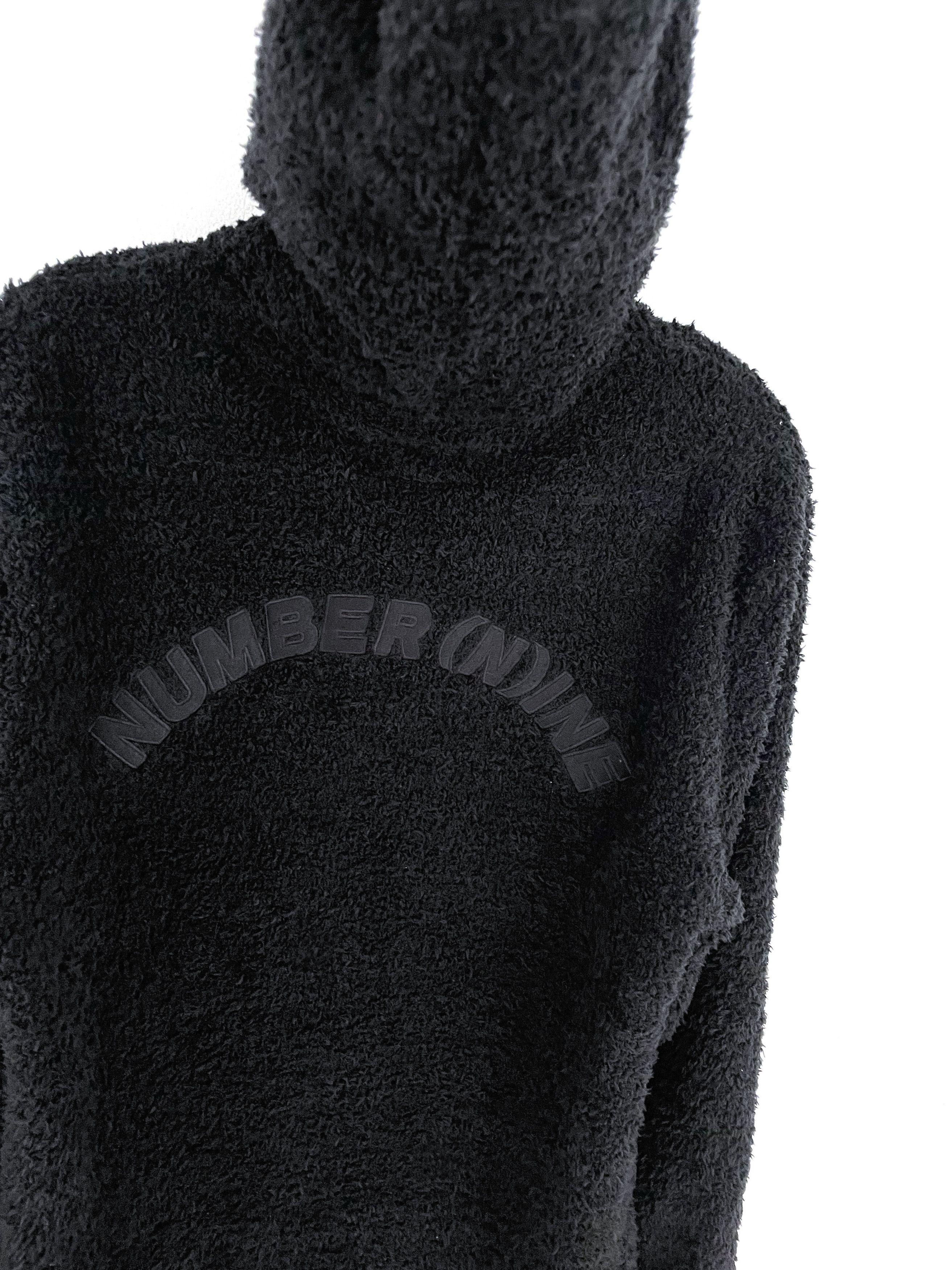 Number (N)ine Fuzzy Zip Hoodie Size US L / EU 52-54 / 3 - 8 Thumbnail