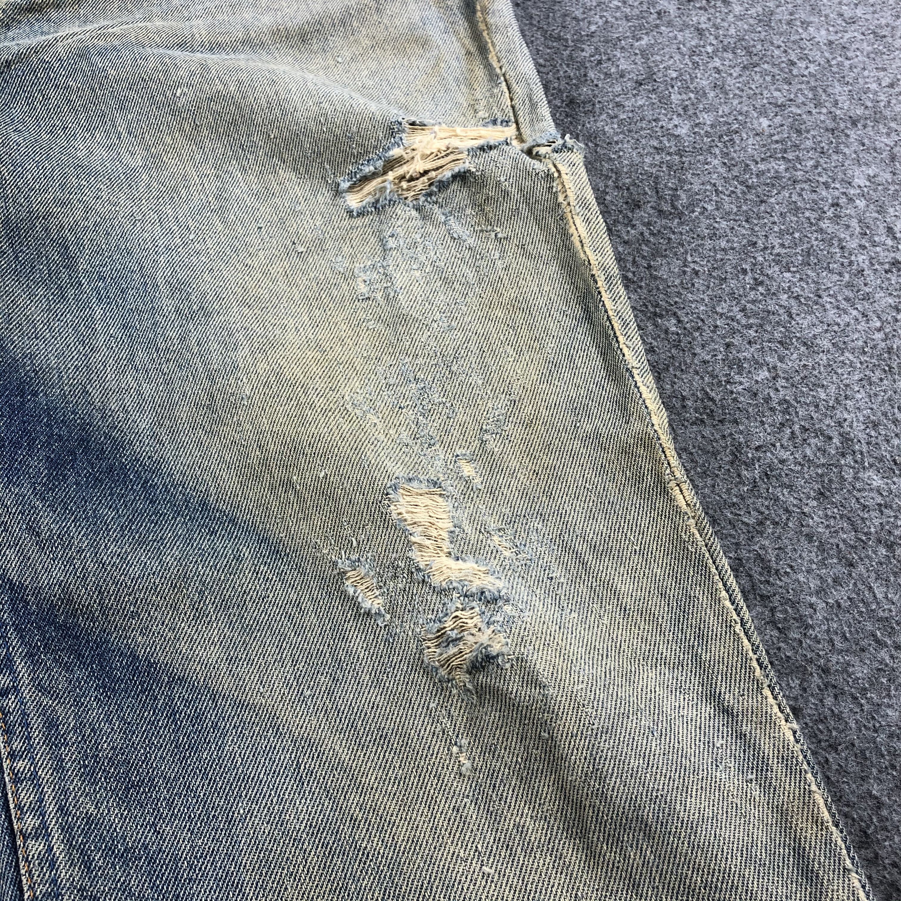 Levi's 80s Vintage Blue Wash Levis 535 Jeans-J2612 Size US 35 - 6 Thumbnail