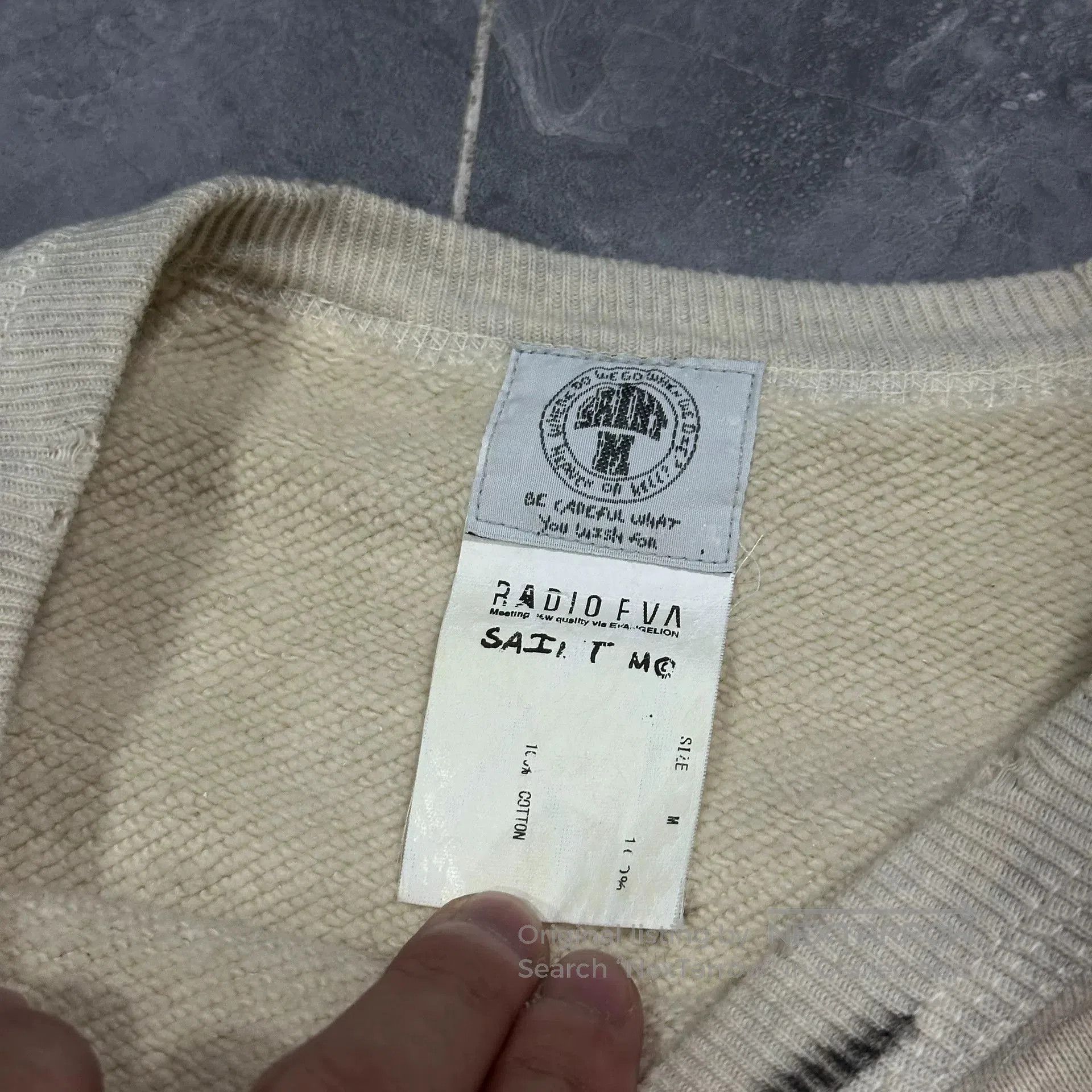Saint Michael Saint Michael EVA Collaboration Sweatshirt. Size US M / EU 48-50 / 2 - 6 Thumbnail