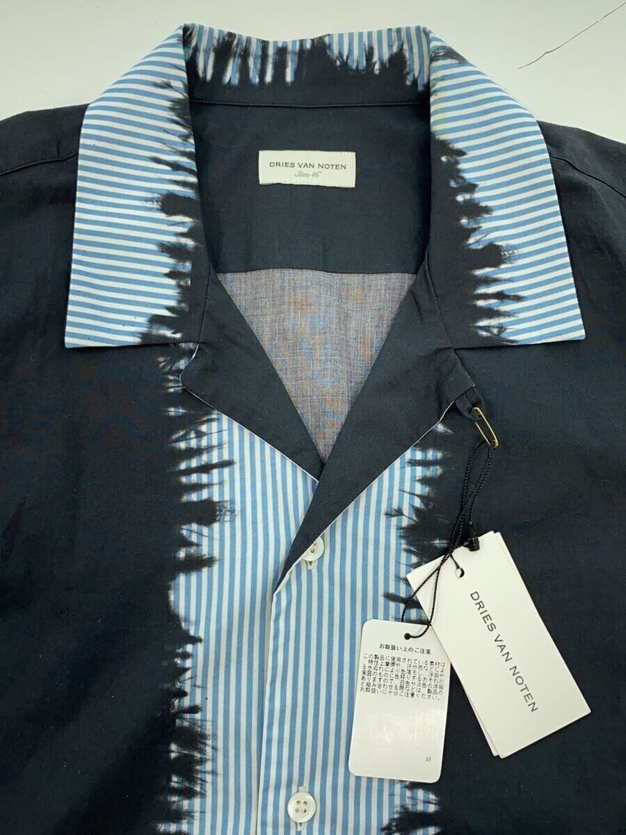 Dries Van Noten Striped Tie Dye Short Sleeve Button Shirt Size US S / EU 44-46 / 1 - 3 Thumbnail