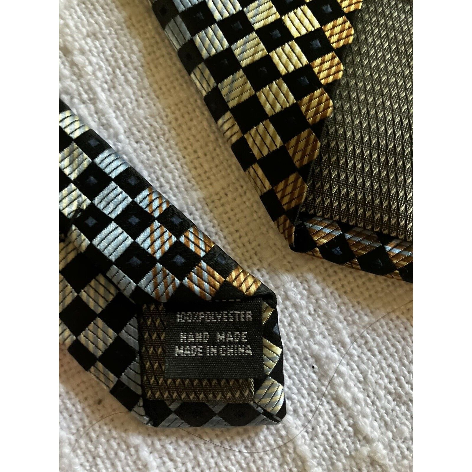 Alexander Julian COLOURS ALEXANDER JULIAN Neck Tie black diamond Pattern Size ONE SIZE - 4 Thumbnail