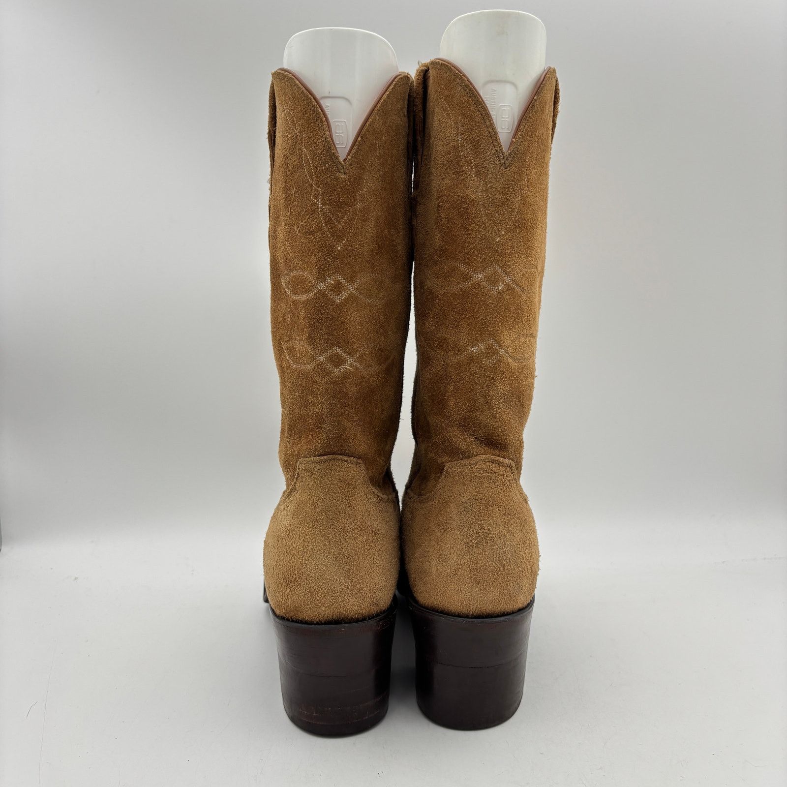 Lucchese Lucchese Suede Platform Roper Boots Men's 13D Western Cowboy Size US 13 / EU 46 - 4 Thumbnail
