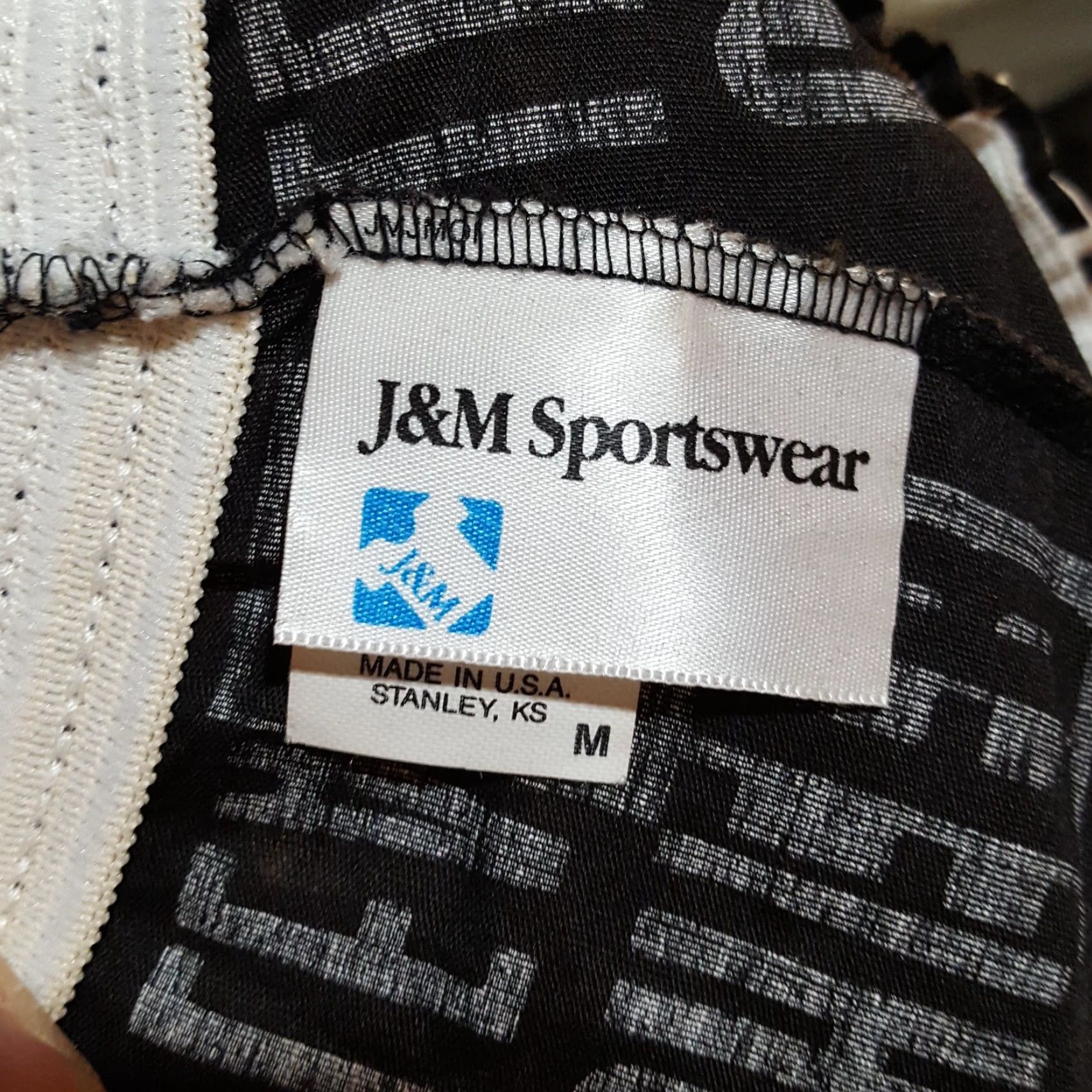 Salem Sportswear VINTAGE 90s Cheer Leader Black Checked Women's Medium Stretch Waist Athletic Gym Shorts Size 32" / US 10 / IT 46 - 5 Thumbnail