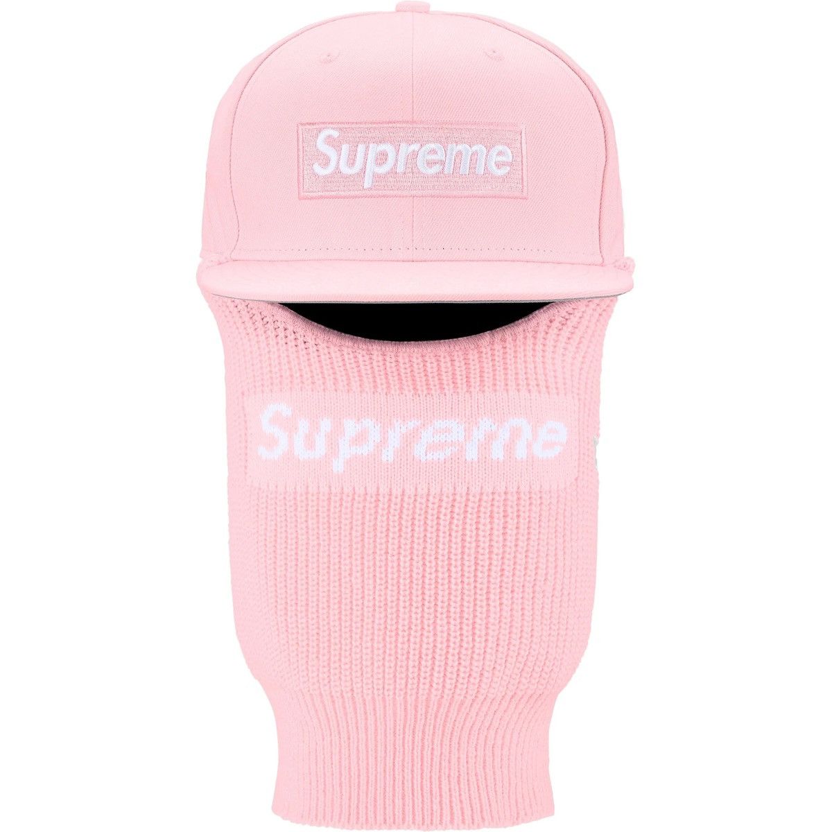 New Era × Supreme Supreme x New Era Box Logo Hat Balaclava Size ONE SIZE - 2 Thumbnail