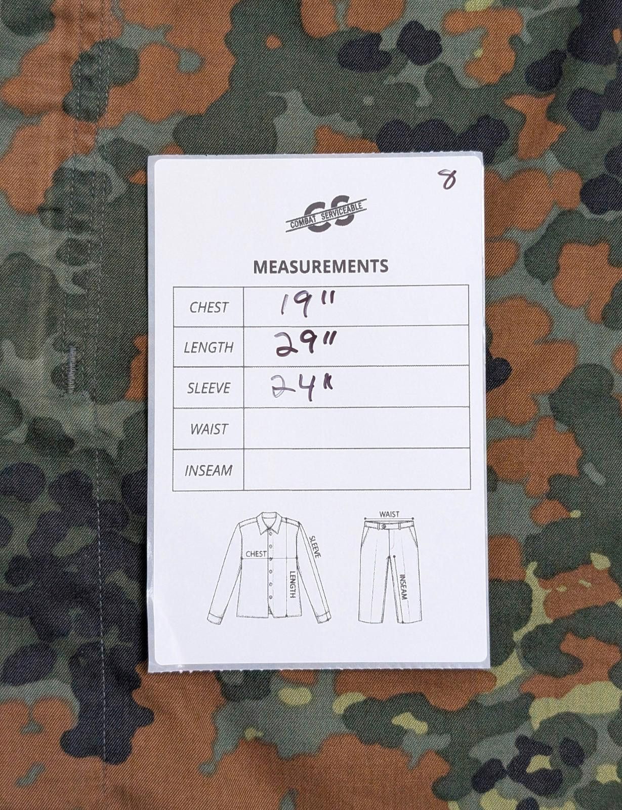 Other German Army Bundeswehr Flecktarn Camo Field Shirt - Small Size ONE SIZE - 5 Thumbnail