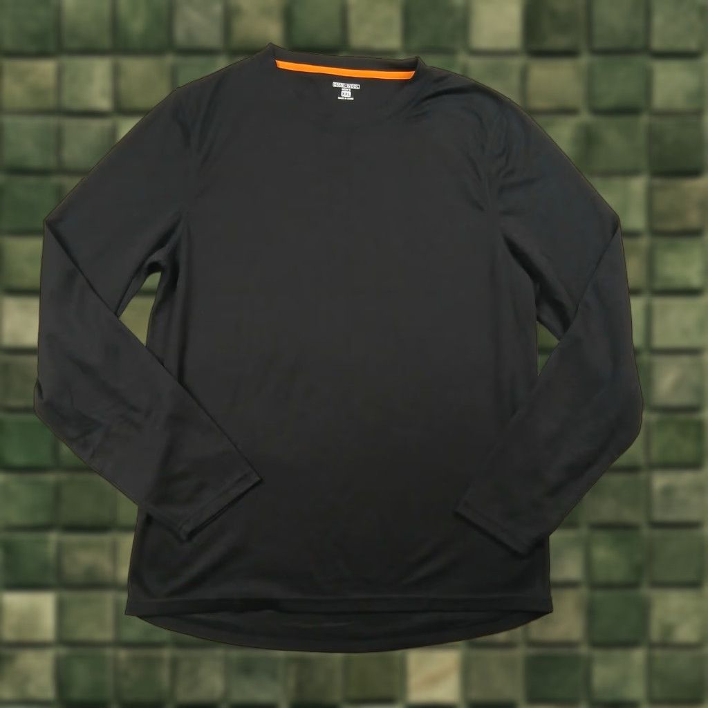 Vintage Omni-Wool Shirt Men’s 2XL XXL Black Wool Blend Base Layer Crew Neck Long Sleeve Size US XXL / EU 58 / 5 - 1 Thumbnail