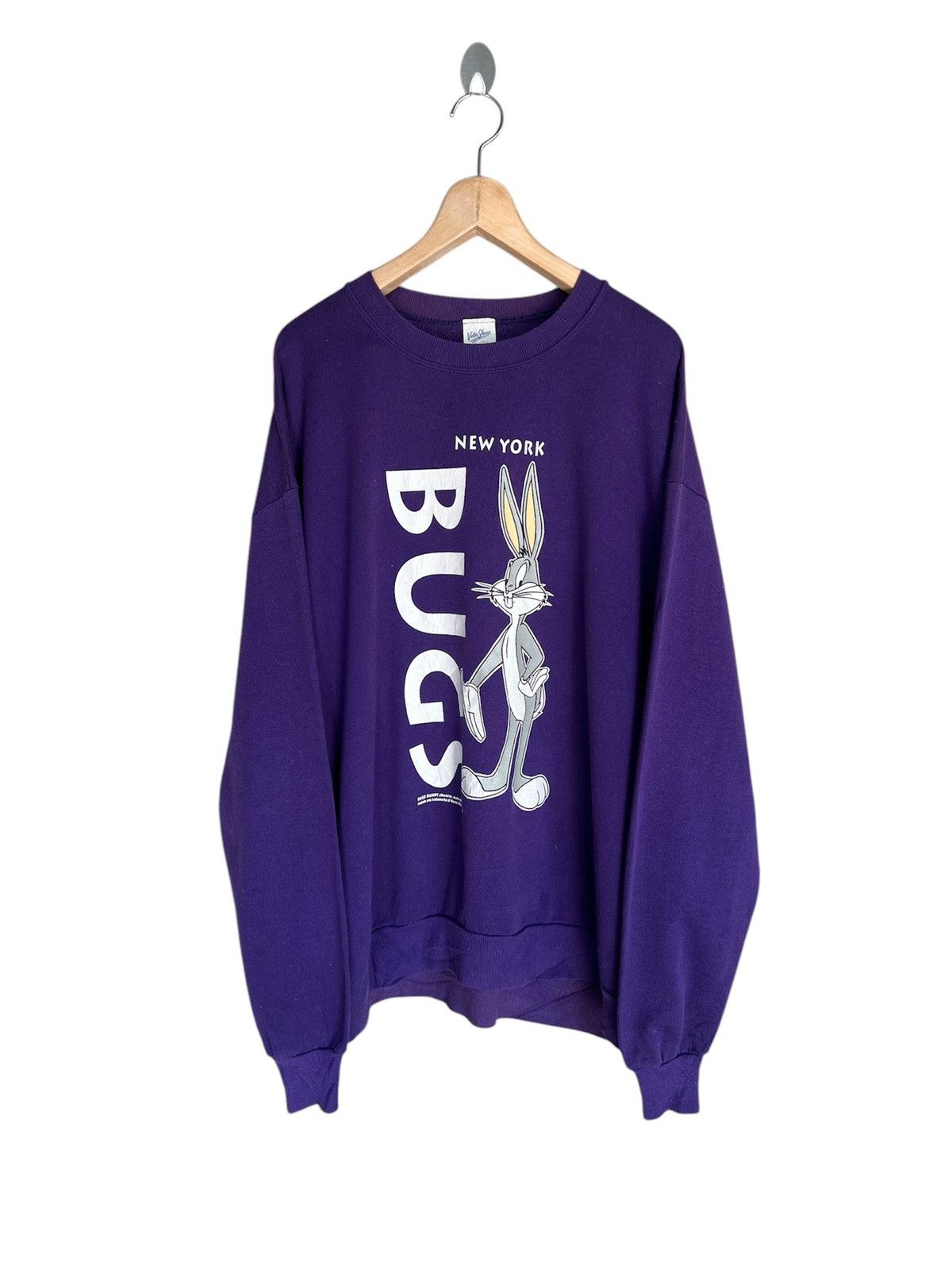 Velva Sheen × Vintage × Warner Bros Vintage Bugs Bunny Warner Bros Cartoon Sweatshirt Size US XL / EU 56 / 4 - 1 Thumbnail