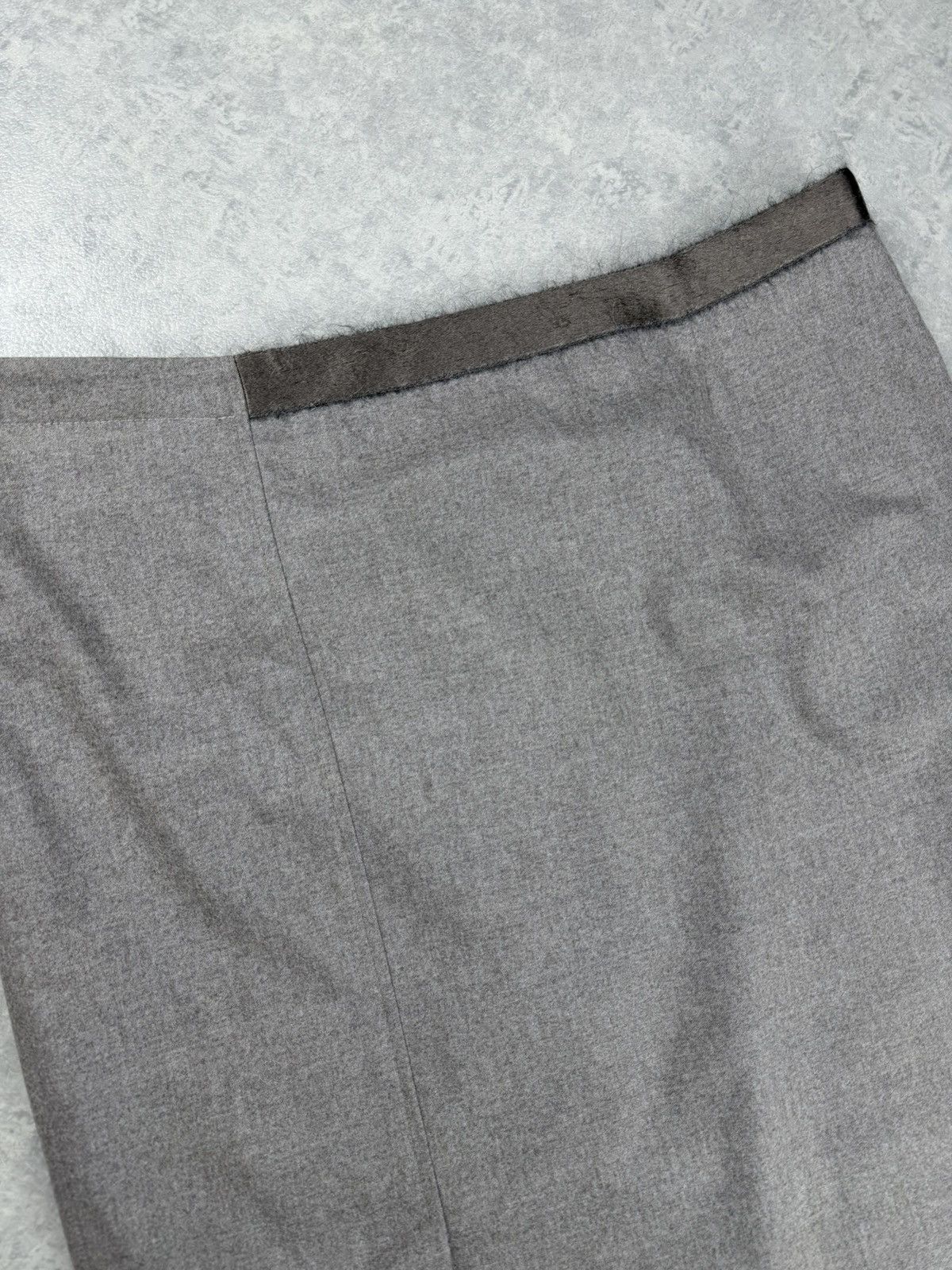 Fabiana Filippi Fabiana Filippi Wool Cashmere Skirt Grey Size XL Size 34" / US 12 / IT 48 - 4 Thumbnail