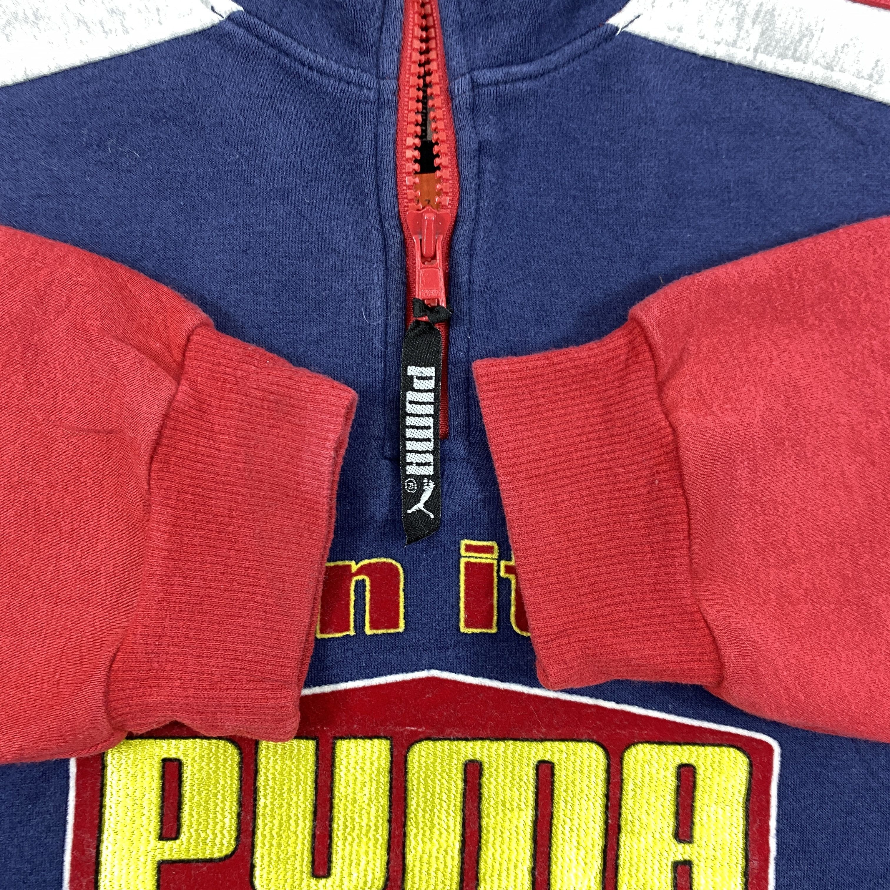 Japanese Brand 90s Puma Vintage Sweatshirt Jacket- J213 Size US M / EU 48-50 / 2 - 8 Thumbnail