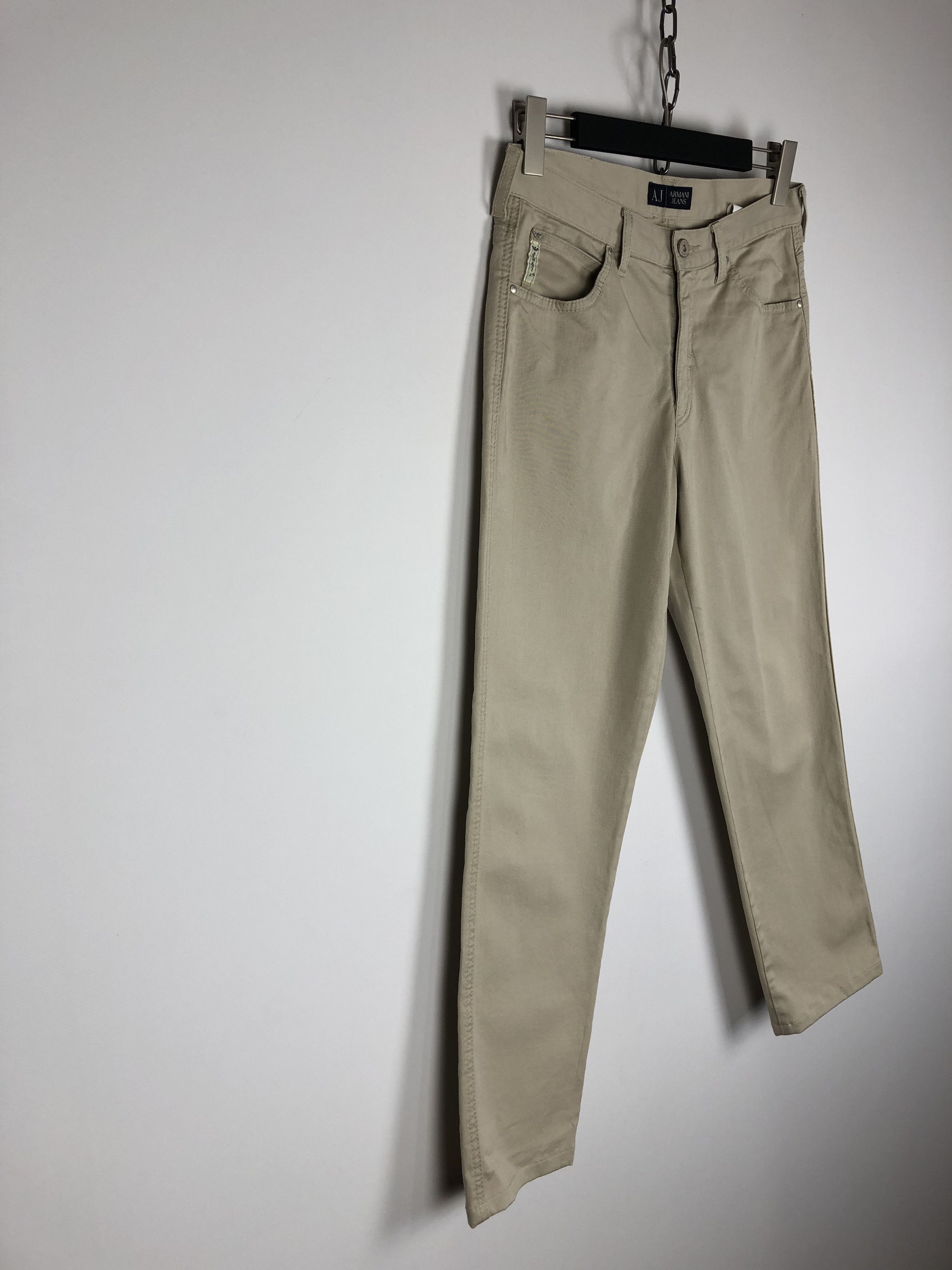 Armani Armani Jeans Chino Pants Back Logo Beige size 30x29 Size US 30 / EU 46 - 8 Thumbnail
