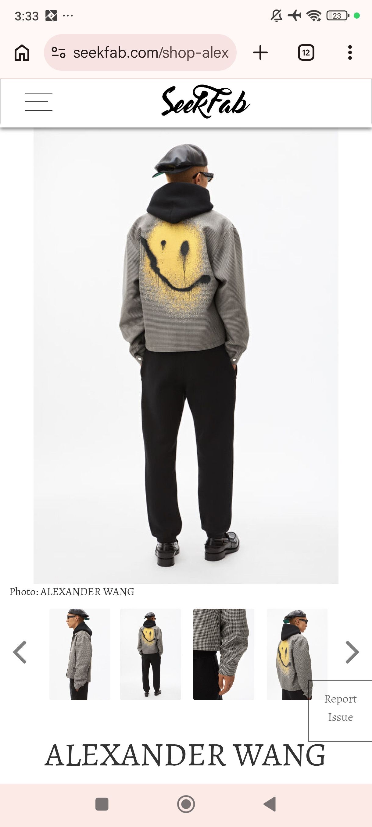 Alexander Wang SS 19 Alexander Wang Spray Smiley Coach Jacket Size US M / EU 48-50 / 2 - 3 Thumbnail