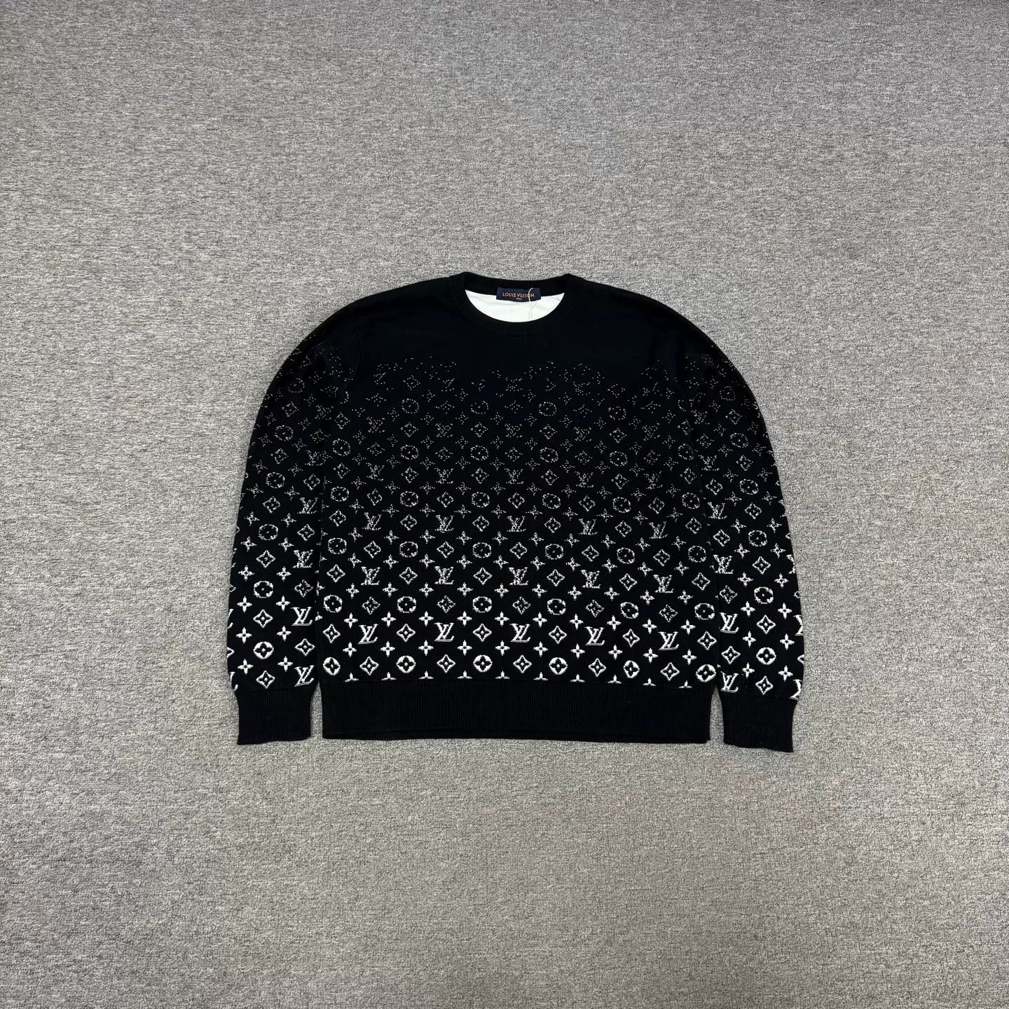 Visvim Louis Vuitton Black Monogram Knit Sweater Size US L / EU 52-54 / 3 - 1 Thumbnail