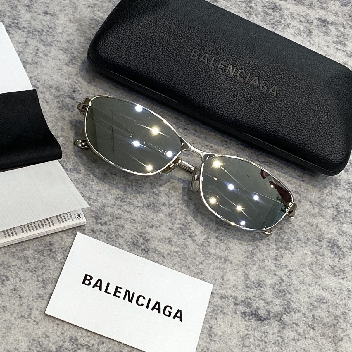 Balenciaga BALENCIAGA BB0357SA 002 Sunglasses Size ONE SIZE - 3 Thumbnail