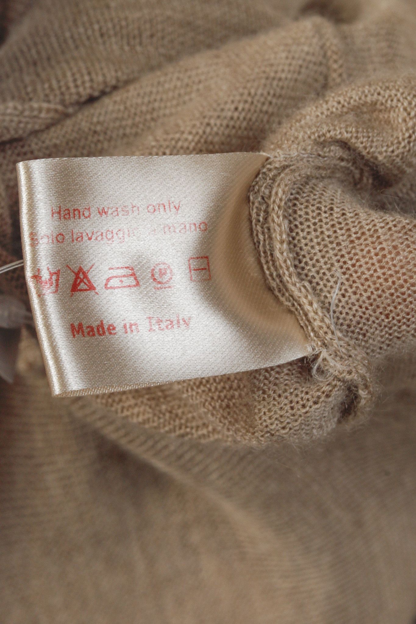 Marni Marni Oatmeal Brown Cashmere V-Neck Cardigan Size S / US 4 / IT 40 - 9 Thumbnail