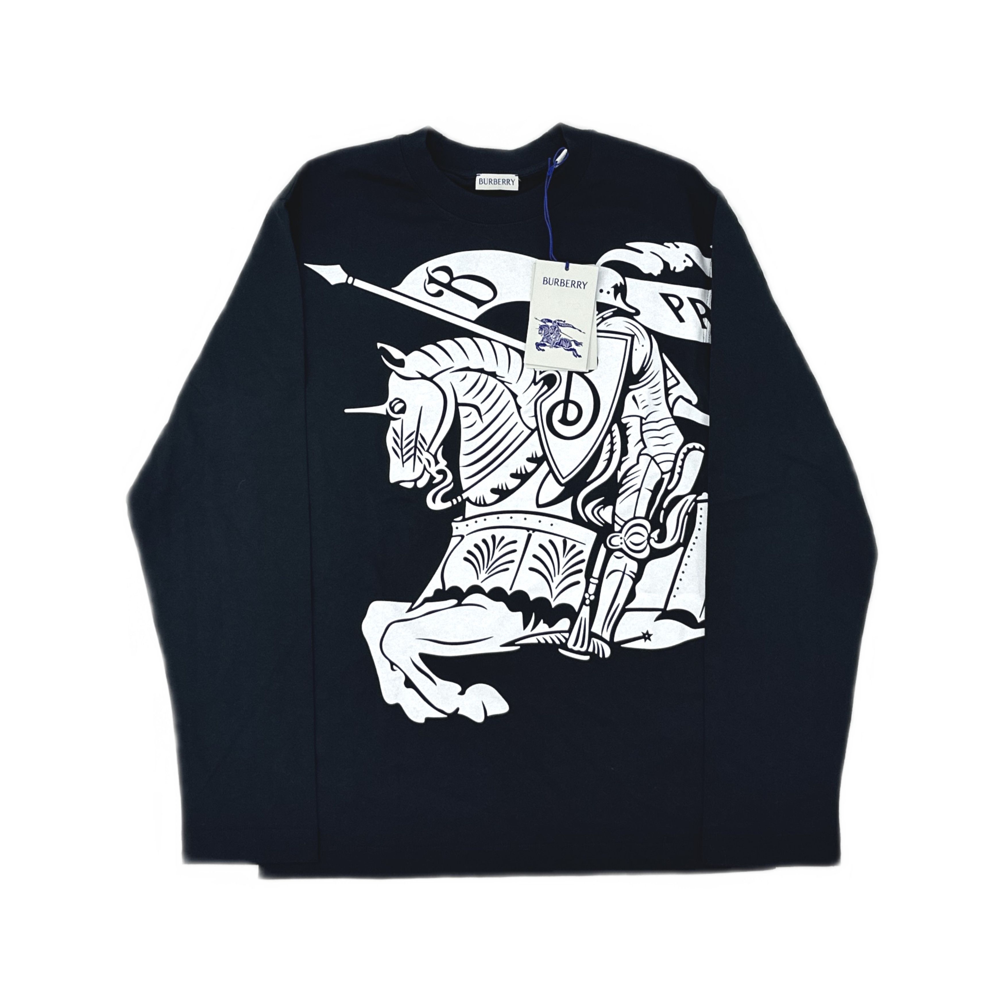 Burberry Burberry Equestrian Knight Long Sleeve T-Shirt Size S Size US S / EU 44-46 / 1 - 1 Thumbnail