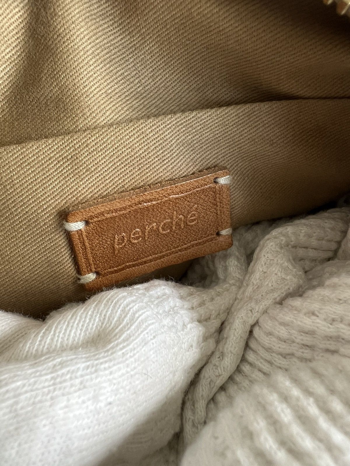 Genuine Leather × Hollywood Trading Company × Japanese Brand 🇯🇵 Leather Hand Crafted Perché Fanny Sling Crossbody Bag Size ONE SIZE - 11 Thumbnail