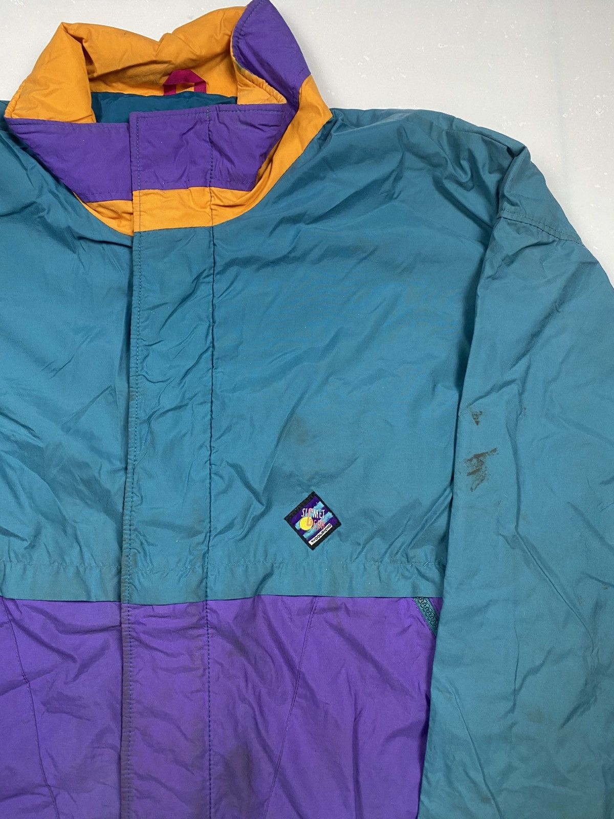 Woolrich Woolen Mills Vintage 90s Woolrich Colour Block Jacket Size US XL / EU 56 / 4 - 2 Thumbnail