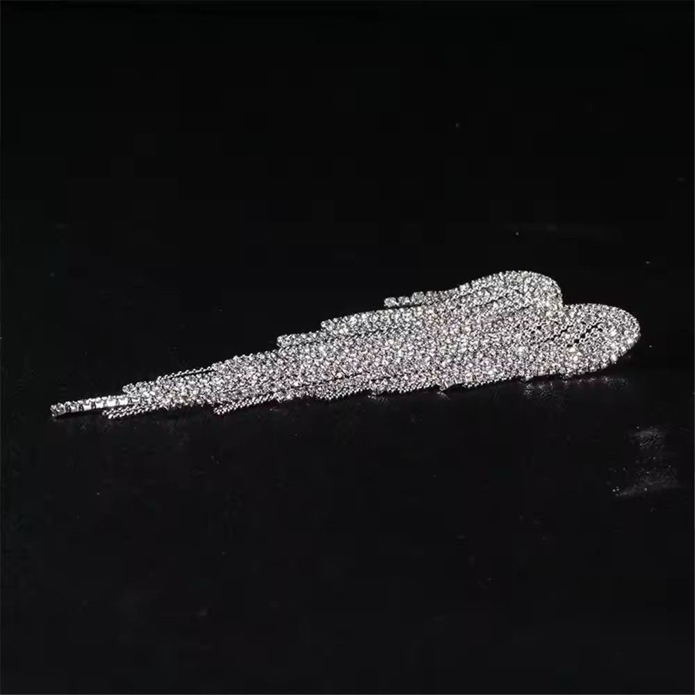Jewelry Luxury Heart Tassels Brooches Size ONE SIZE - 3 Thumbnail