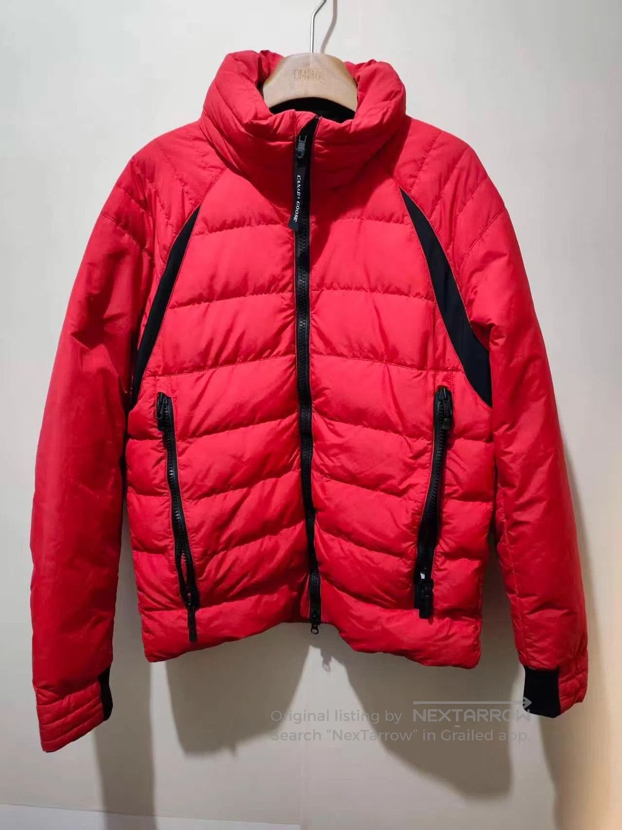 Canada Goose Red Puffer Jacket with High Collar - Size M. Size US M / EU 48-50 / 2 - 1 Thumbnail